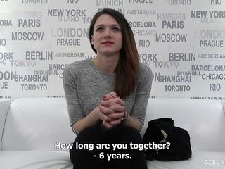 Super cute czech amateur fucked on casting