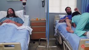 Savannah Sixx Heals with Horny Nurse Brunette Heat