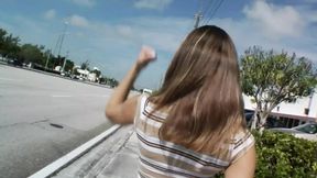 Cute student gets her first training