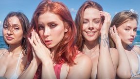 Beach Adventures (sweetie Fox, Diana Rider, Arina Fox, Mayalis)