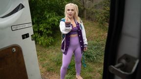 ”Filthy Euro Tart Ellie Shou Gets Face Screwed & Spanked in Van”