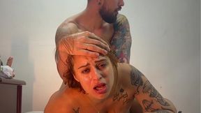 Cute redhead Camila Vegas takes a thick cock in her tight ass