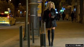 Blackedraw Room Service Delivers BBC to Hungry Blonde Isabelle