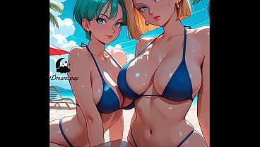 Grandes tetas y culos Bulma Akane de anime narutopopulares Grandes