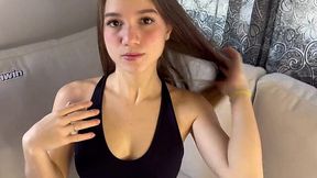 Sweaty Cardio Session Ends with Trainer Fucking My Brains Out