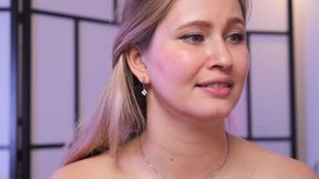 She Put on Sexy Stockings and Spread Her Legs