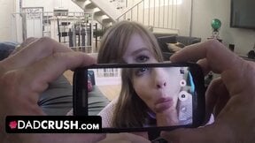 Dad Crush - Hot Teen Stripped Naked In Front Of Stepdad