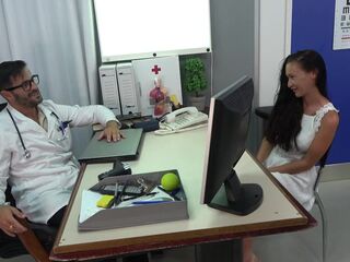 Doctor with huge cock seduces busty patient latina with big ass