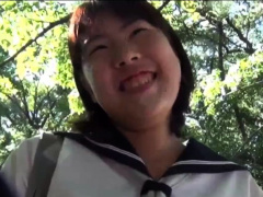 Cock gobbling japanese teen cum sprayed