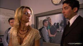 Athletic babe likes having her pussy licked in a steamy hot shower