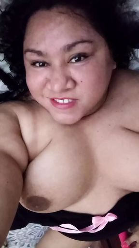 In the morning I don't see you, but you arrive in the afternoon and caress your thick cock full of milk