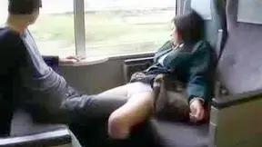 Sleepy Asian Teen Seduced – Steamy Train Ride Fantasy Unfolds