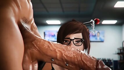 Horny Chubby Bitch gets Destroyed in the Gym by Monster BBC (3D Sexgame) HQ