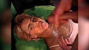 Ggg - Blonde with Big Tits Gets Covered in Cum by Multiple Guys with Huge Cocks