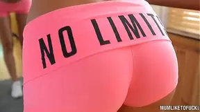 Hot COUGAR Jasmine Jae gets her giant black shaft drilled at the gym