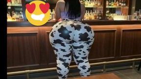 Impatient ass in a bar