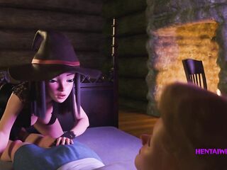 Magic gets Messy also...1st Anal Try for Perv Magician Chick - HQ Neverseen Animation