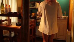 Rainy Days, Pink Hair Girlfriend Keeps Asking Me to Fuck Her All Over the House. Real Romantic Sex