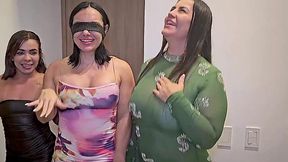 Girls wanted to surprise their friend so they hired a sexy striper