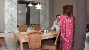 Greedy Housewife Gets Fucked Again Since 3 Months