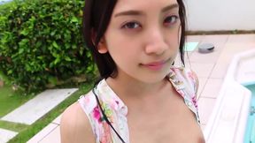 Asia's Bubble Butt Brunette, Tits Dancing in the Sun