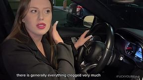 Hot milf Crystal picks up a young student and fucks him later POV