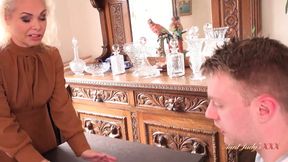 AuntJudysXXX - 49yo Horny Stepmom Francesca Catches her Stepson Watching Porn