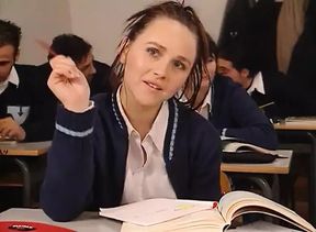 This Italian Anatomy teacher is a real slut