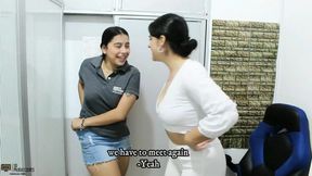 Have lesbian sex with my doctor in her office! - Porn in Spanish