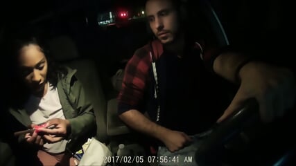Uber blowjob by stripper