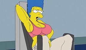 marge and bart in the gym nikisupostat 1080p 1080p