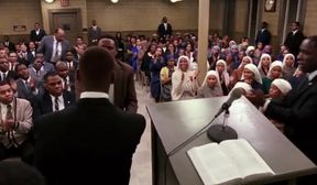 smooth vintage black man gets a blonde cougar