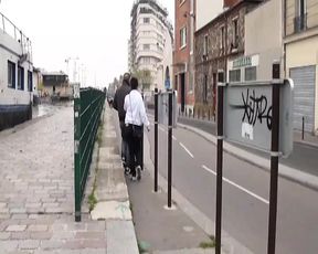 Busty French MILF takes a big dick in her tight ass