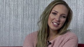 Big ass MILF in body-fishnets takes cock in mouth and pussy after casting