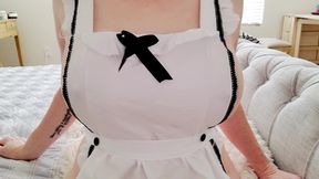 No Face Girl - Joi From The Hotel Room Service Maid After She Walks In On You Jerking Off!