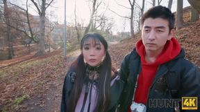 Sexy Asian cuckolds her boyfriend