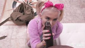 ”black dick for Petite Blonde Spinner Emma Rosie Railed by Jax Slayher”