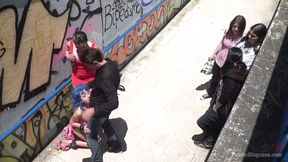 Cute and Colorful Susy Blue Is Begging to Be Disgraced in Public