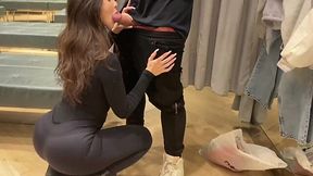 I fuck my Russian girlfriend in a dressing room