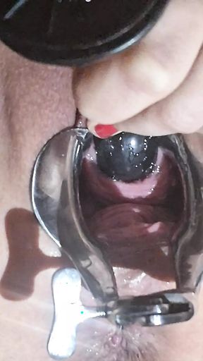 SklavinS stretches her pisshole for her master! Part 2