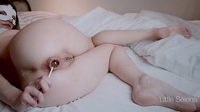 On her hands and knees, my hot stepdaughter has me anal fucked To help you better understand my thought process, let's conduct a thorough analysis of changes I made: I start with "On her hands and kne