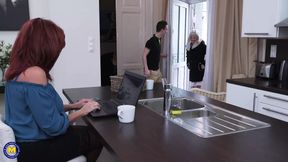 Hot modern step moms fuck lucky teens