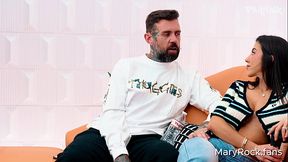 Amateur babe Lena The Plug and Adam 22 engage in a steamy threesome