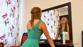 Sexy babe Emili luscious strip and hot dick sucking and anal fucking