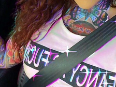 Cute amateur brunette naughty in solo jerking show on camera