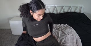 Fingering Squirt and Bed Humping after the Gym. The extreme closeups of my pussy juices are so hot.