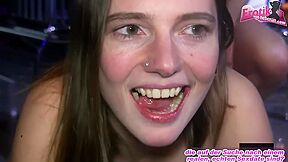 German Amateur Teen 18+ Sex Party With Fisting And Creampie