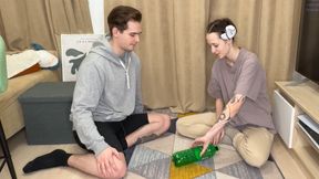 Each Strip Spin the Bottle turn to a tease as clothes fall away