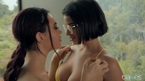 Good-looking lesbians mind-blowing xxx clip