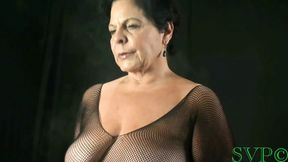 Cougar BBW GILF Smokes &amp; Poses